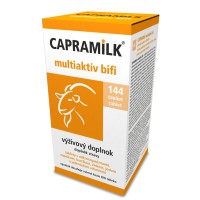Tablety z kozieho mlieka CAPRAMILK MULTIAKTÍV BIFI, 144 tabliet